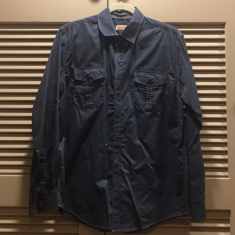 Michael Brandon Denim Style Button Up